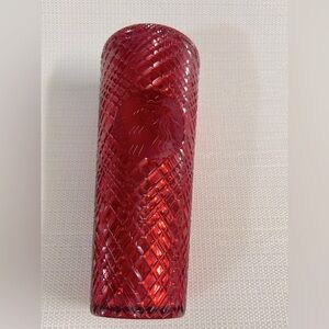 Starbucks Red Holiday Winter 2021 Jeweled Tumbler Cold Cup Venti 24oz